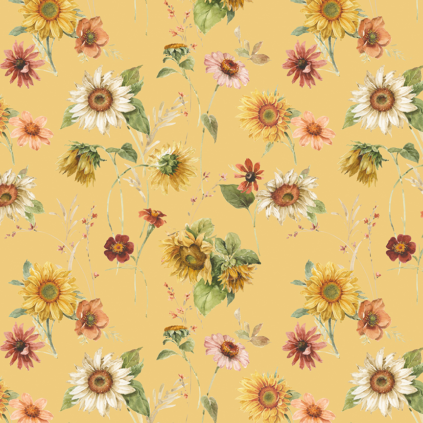 Sunflower Whispers - Half Yard Stack - Image 6