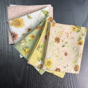 Sunflower Whispers - Curated Fat Quarter Stack