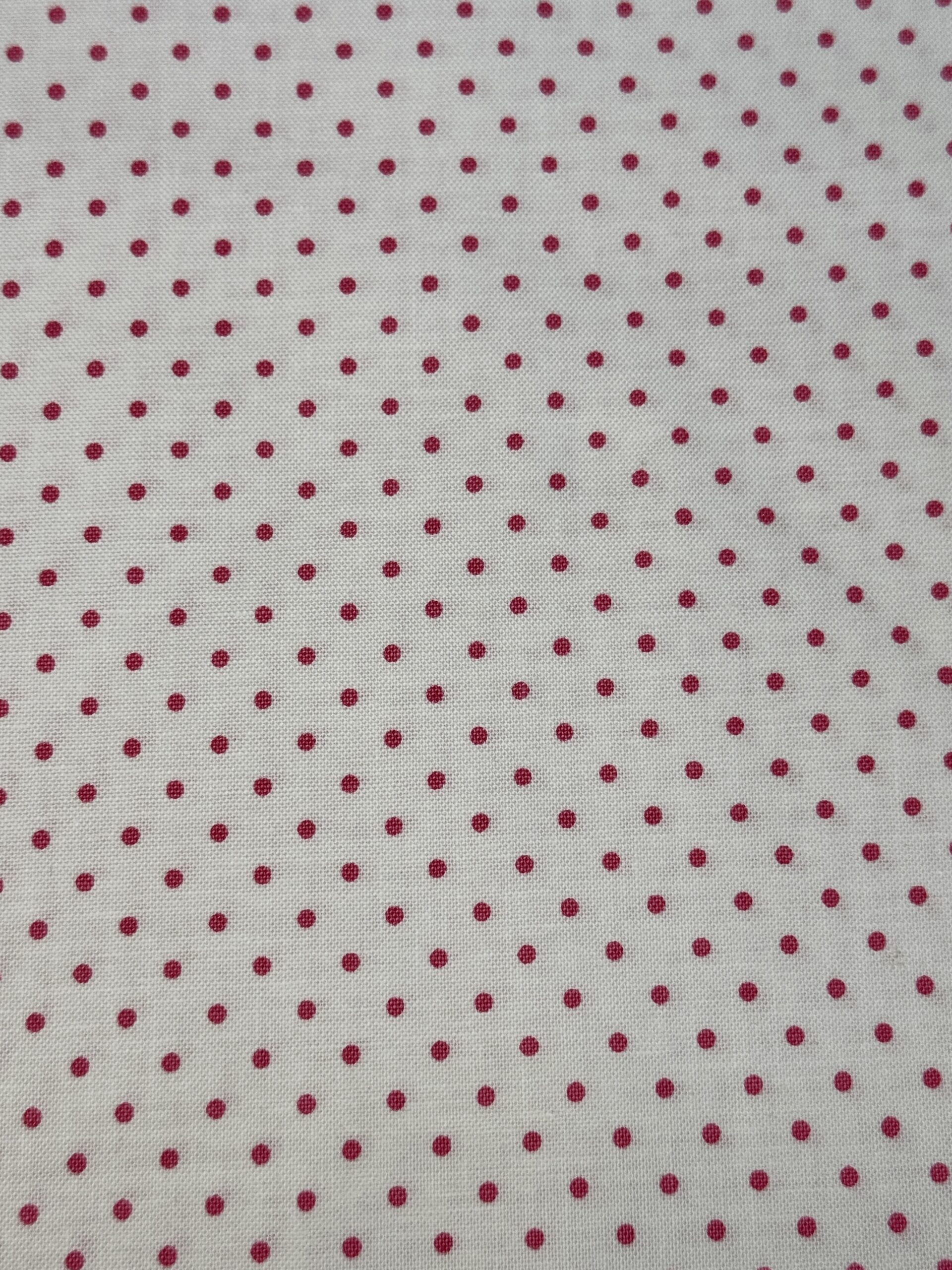 Swiss Dot Hot Pink on White - Image 2