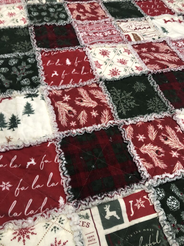 Merry Little Rag Quilt