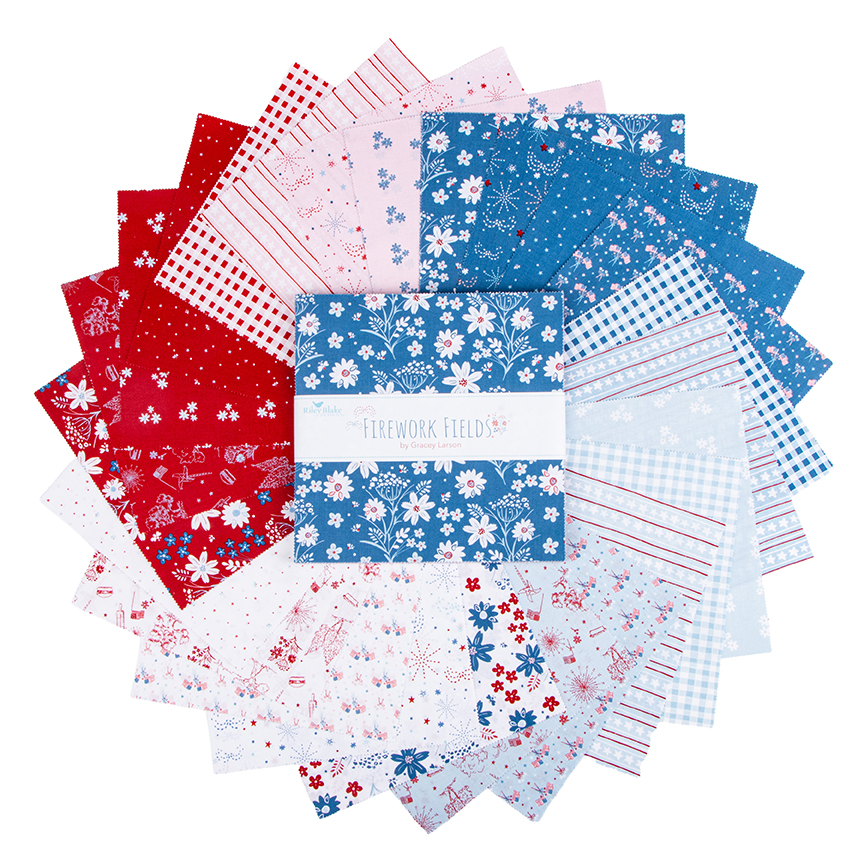 Firework Fields10" Stacker